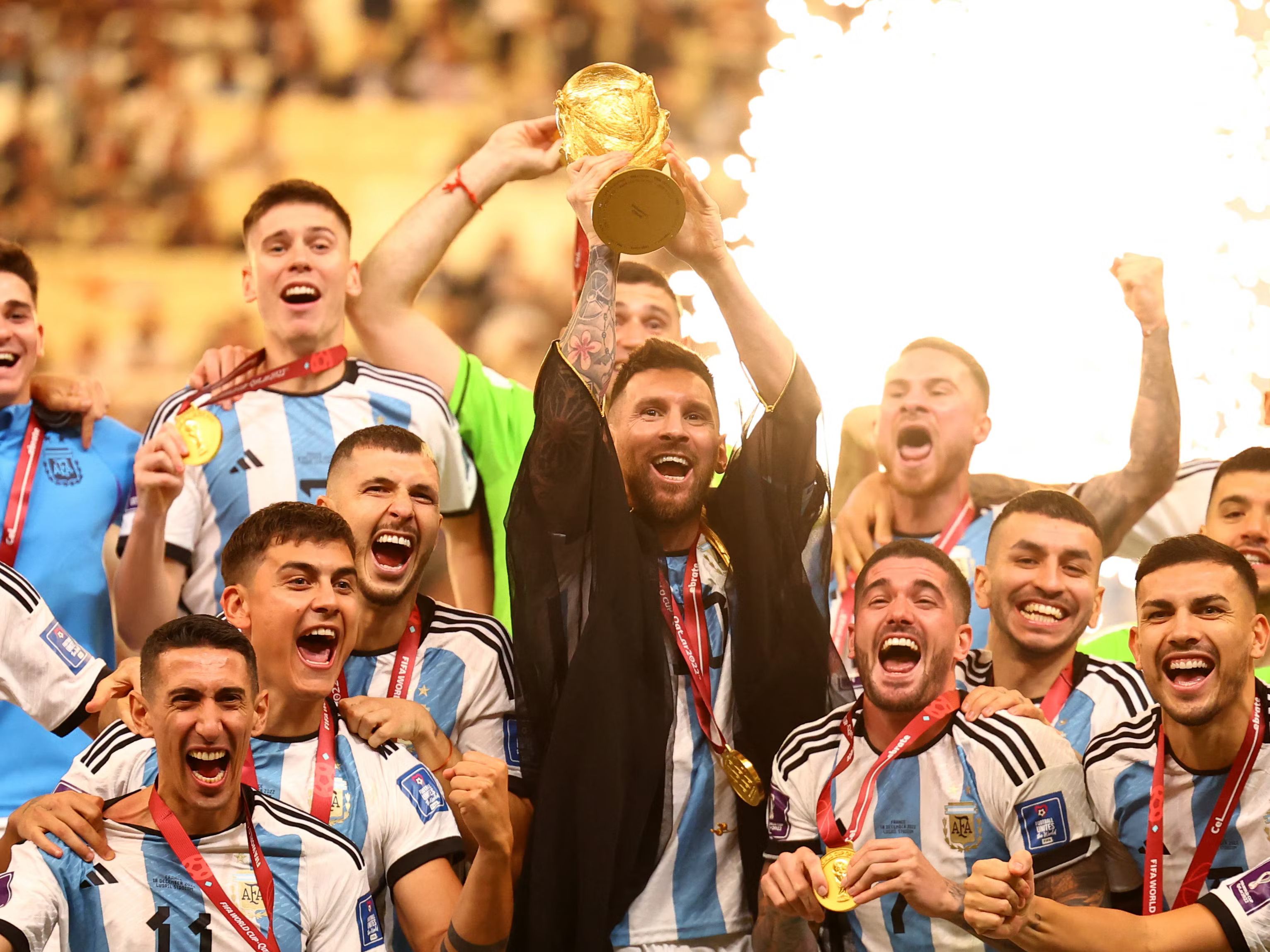 argentina vs france presentation ceremony